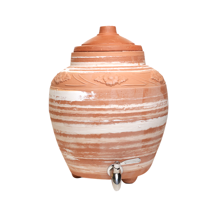 تيرا ميلانج - موزع مياه من الطين بلونين مع صنبور (11 لترًا) | آرك ناتشورالز