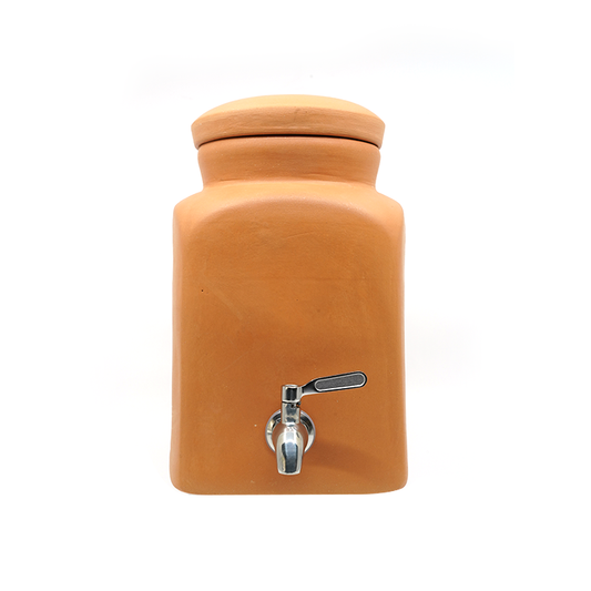 Terrapura – Modern Terracotta Water Dispenser with Tap (3L / 4L) | ARK Naturals