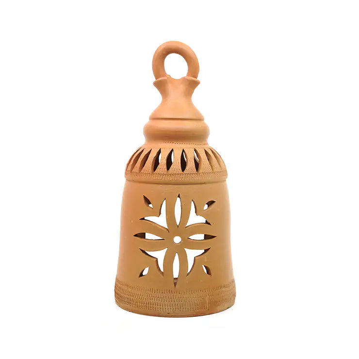 NoorNook Arch Cutwork Terracotta Lantern