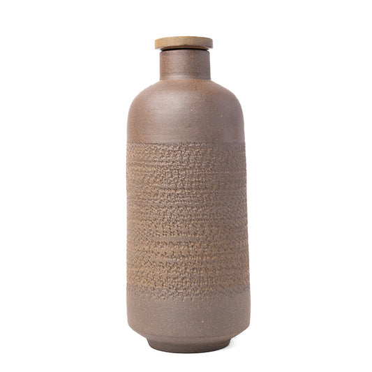 Terra Earthcore – Inner Glazed Terracotta Bottle (Natural Exterior) – 1L | ARK Naturals