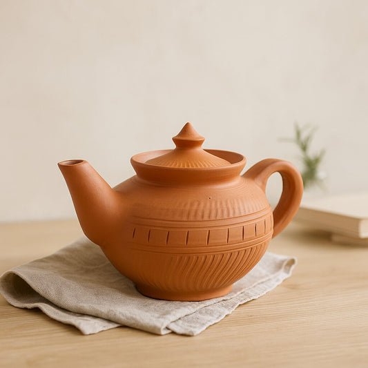 Dirtique Handmade Terracotta Kettle – 650ml