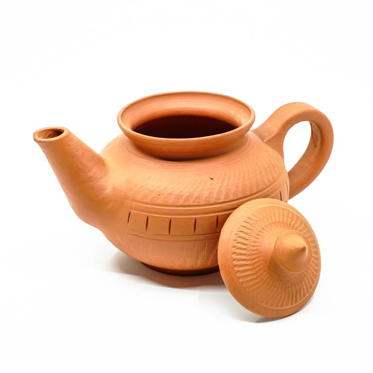 Dirtique Handmade Terracotta Kettle – 650ml