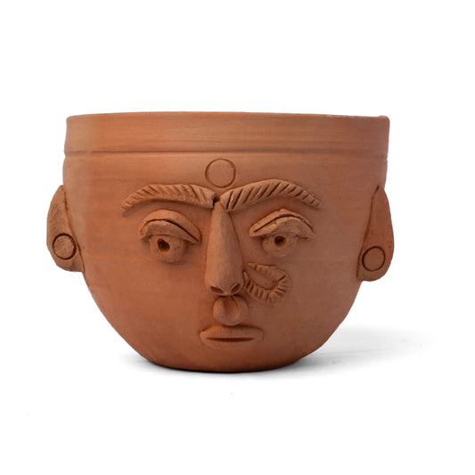 ClayNest Artisan Face Planter – 12.5cm