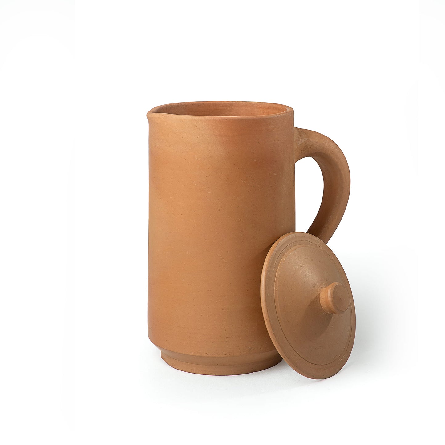 Crimson Noir Handmade Terracotta Jug with Lid – 1.5 Liters | ARK Naturals