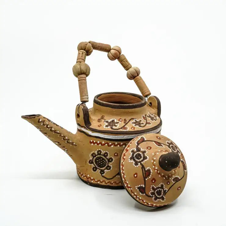 NirvanaNiche Heritage Terracotta Kettle 500 ml