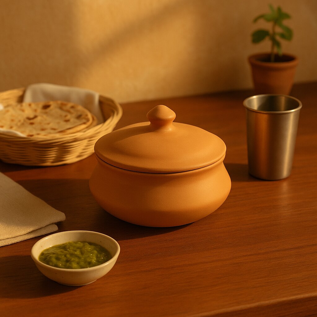 Terrapura: Handmade Terracotta Biryani Handi Cookware