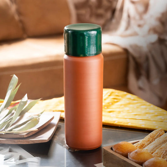 Layali – Premium Terracotta Water Bottle with Glazed Lid (750ml) | ARK Naturals