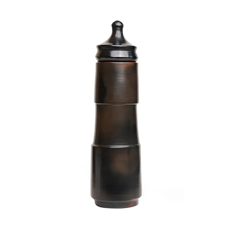 Black Clay Water Bottle