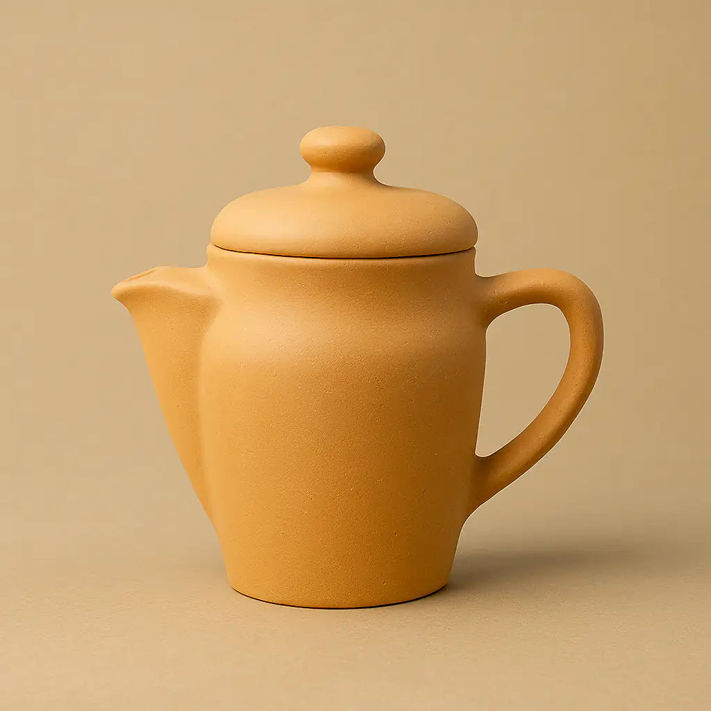 Terrapura terracotta clay pitcher with spout and handle by ARK Naturals