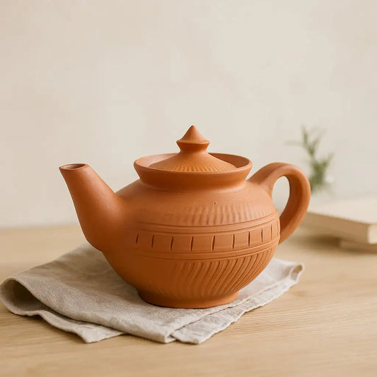 Dirtique Handmade Terracotta Kettle – 650ml