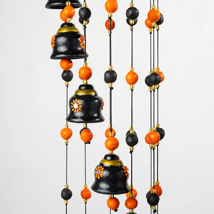 Luxury handmade terracotta wind chime for home decor