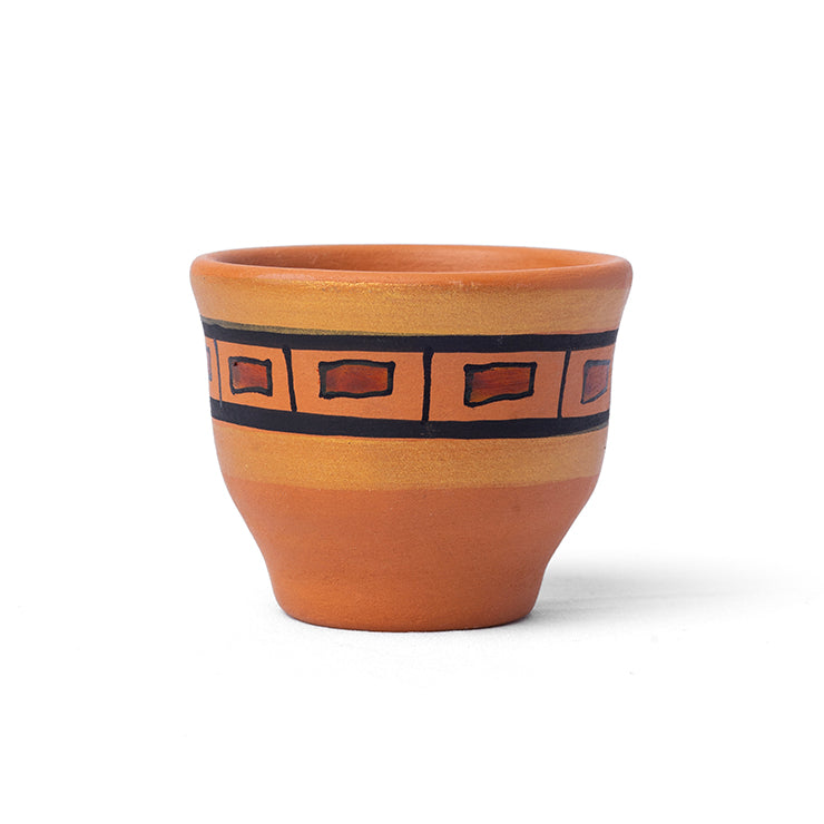 Maison Terracotta: Handmade Terracotta Kawah Cups – Plain / Hand Painted