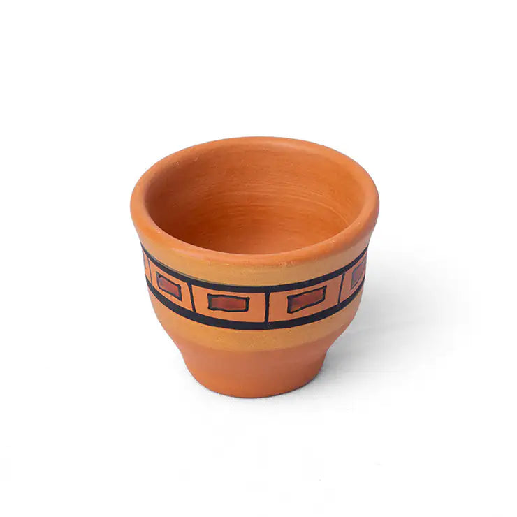 Maison Terracotta: Handmade Terracotta Kawah Cups – Plain / Hand Painted