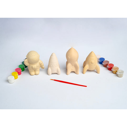 DIY Clay Rockets and Astronaut Kit for Kids