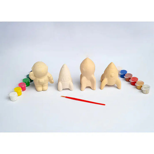 DIY Clay Rockets and Astronaut Kit for Kids