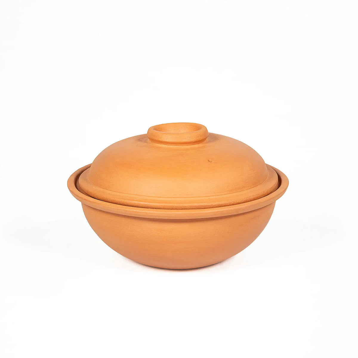 Maison Terracotta 3300 ml terracotta cooking pot with matching handmade clay lid