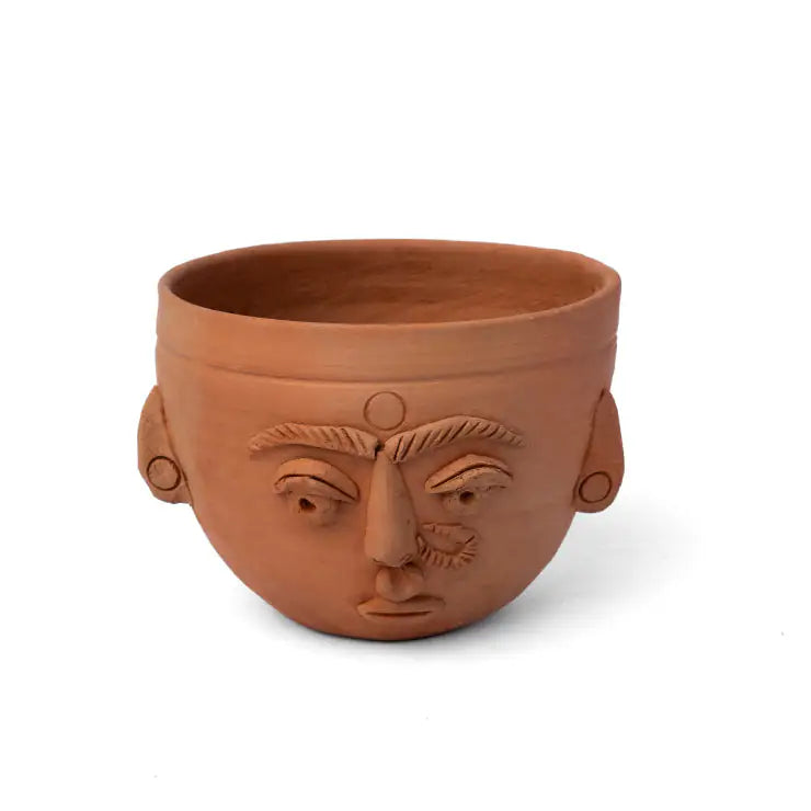 ClayNest Artisan Face Planter – 12.5cm
