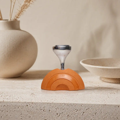 Minimal half moon candle holder from Amour Eclat collection