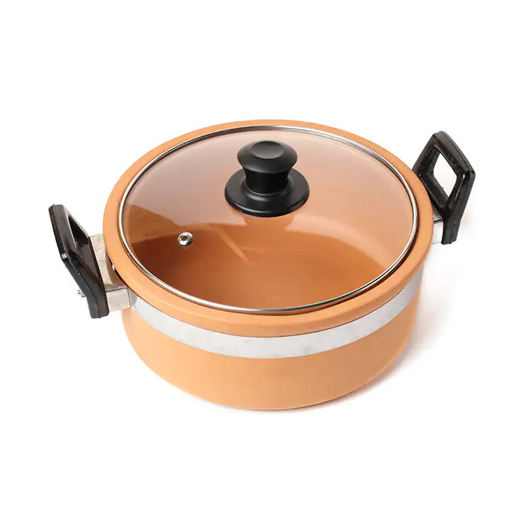 Terrapura Handmade Terracotta Cookware Pot with Lid – 2L / 4L