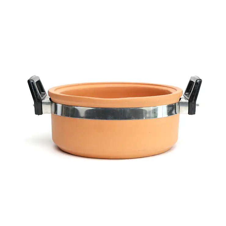Terrapura Handmade Terracotta Cookware Pot with Lid – 2L / 4L