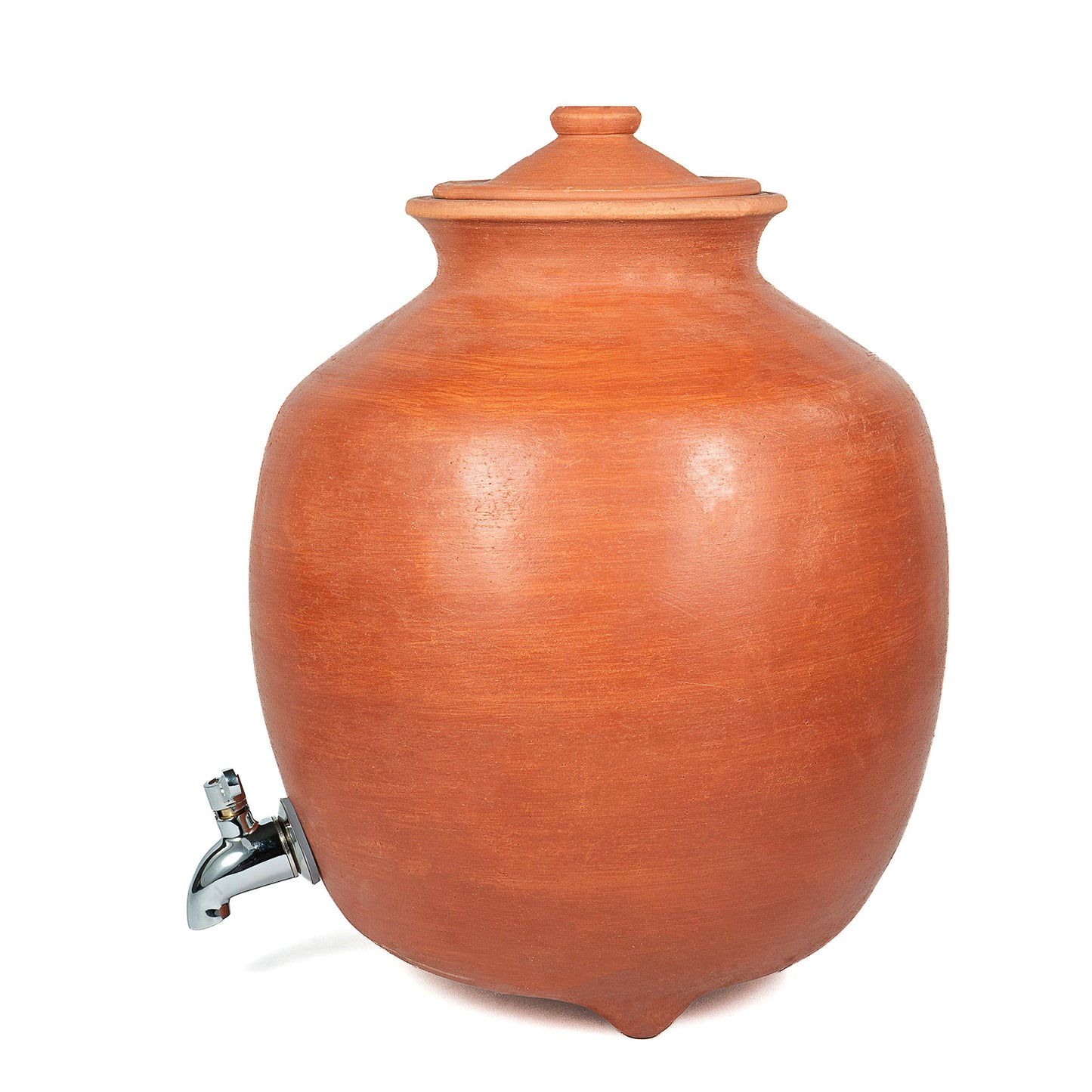 DhaaroVibes handmade 9 litre terracotta water dispenser with tap