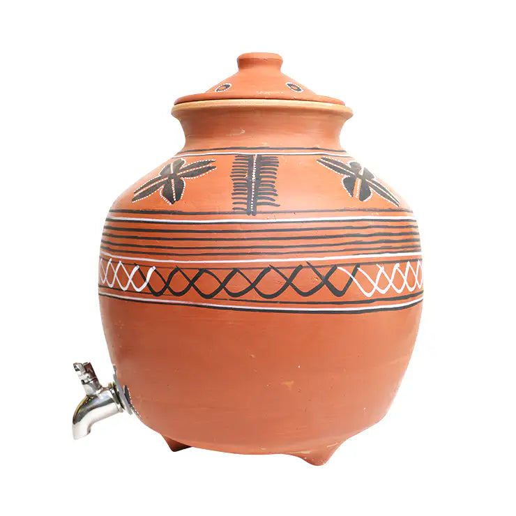 9 Liter terracotta matka for naturally cool drinking water