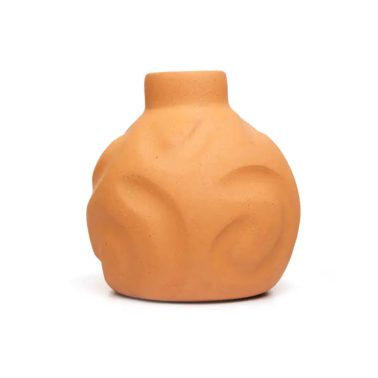 Amour Eclat handmade terracotta home décor vase by ARK Naturals