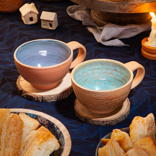 Terra Earthcore Handmade Terracotta Mug (250ml) – 2 Variants | ARK Naturals