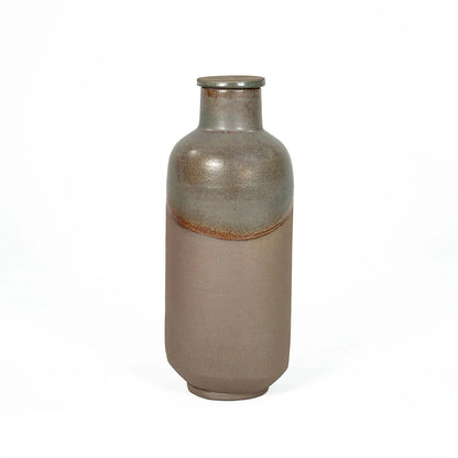 Terra Earthcore premium terracotta water bottle 1000 ml with glazed finish and clay lid