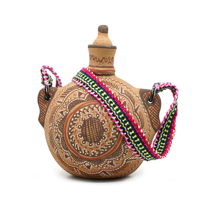 NirvanaNiche Harappan Heritage Terracotta Bottle – 1000 ml