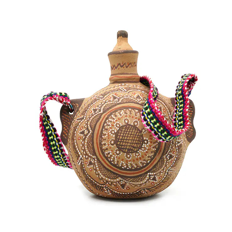 NirvanaNiche Harappan Heritage Terracotta Bottle – 1000 ml