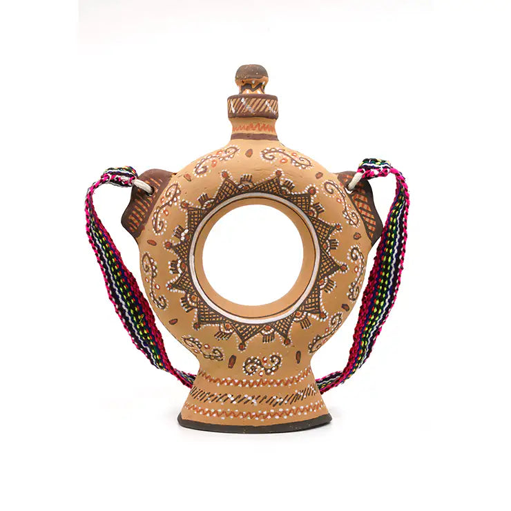 NirvanaNiche Harappan Heritage Terracotta Bottle – 300 ml
