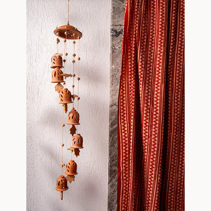 ClayRootz Handmade Terracotta Wind Chimes (4 Styles)