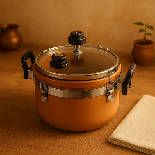 Terrapura Handmade Terracotta Cooker with Lid – 3L