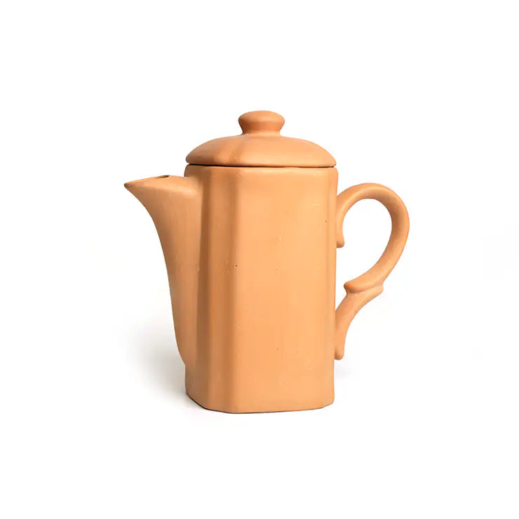 Terrapura 700 ml terracotta water jug with lid and handle