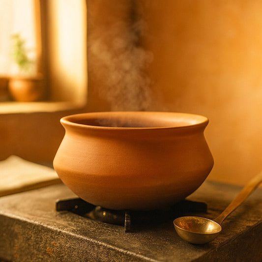 Terrapura: Handmade Terracotta Biryani Handi Cookware