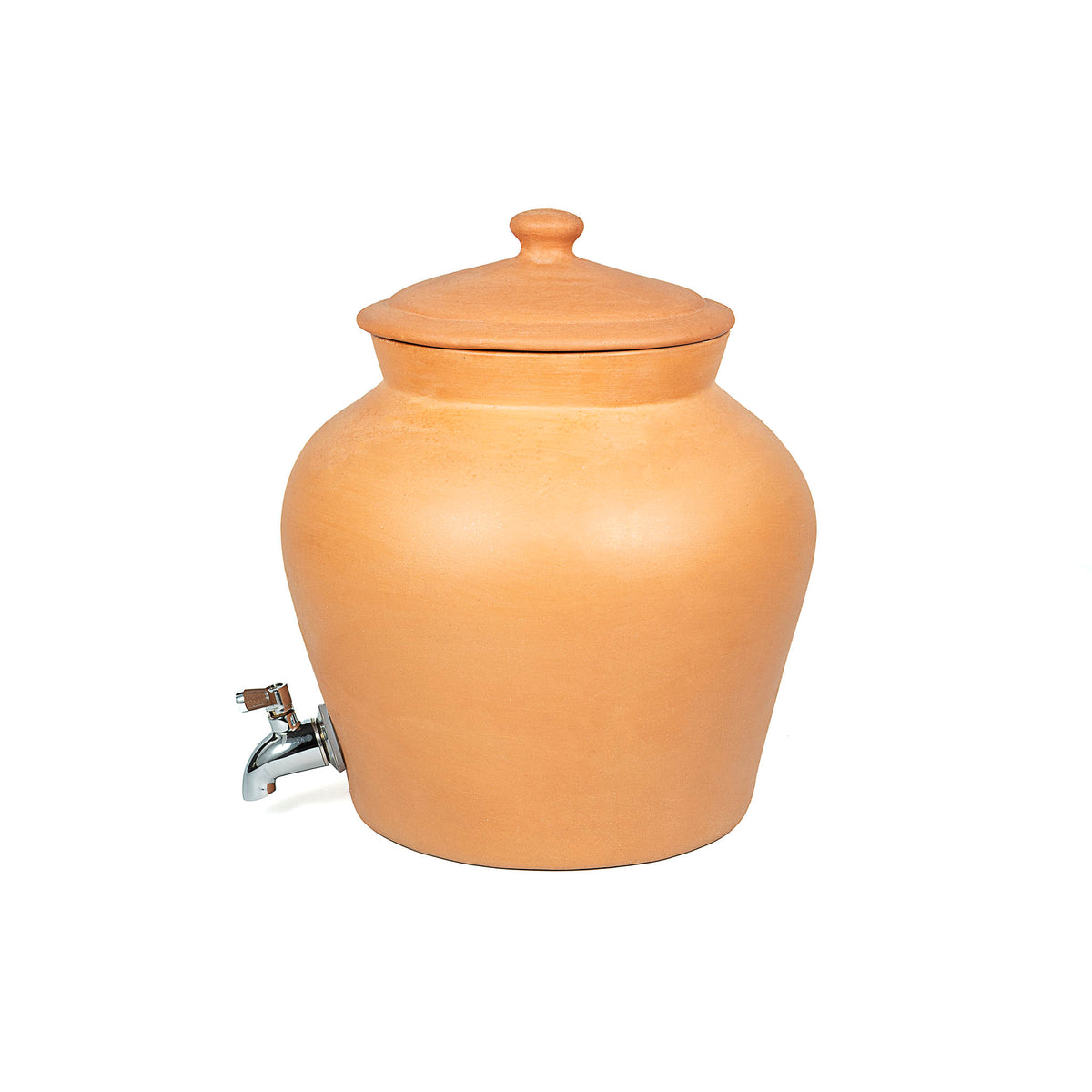 Terrapura – Terracotta Water Dispenser Matka with Tap (8L) | ARK Naturals