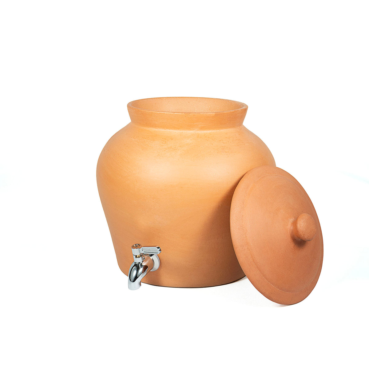 Terrapura – Terracotta Water Dispenser Matka with Tap (8L) | ARK Naturals