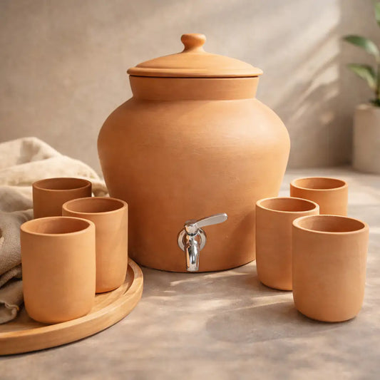 Terracotta Water Serving Set
